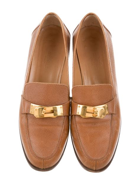 Hermès Kelly Leather Loafers 